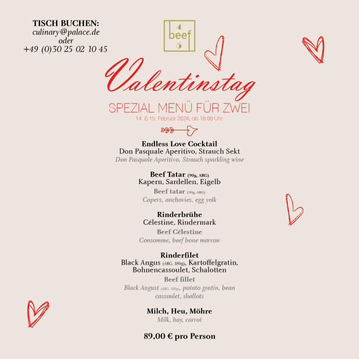 Valentine's day at beef45